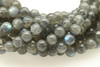 6mm Labradorite, Super Blue, Natural, Smooth Round Beads