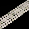 Jade, Nephrite, White & Green, Natural, Smooth Round 10mm