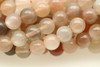 Moonstone, Multicolor, Natural, Smooth Round in sizes 4mm, 6mm, 8mm & 10mm. Price Per Strand