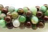 Chrysoprase, Natural, Smooth Round, 10mm, One Strand