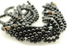 8mm, Black Agate, Dyed  and/or Heated,  Round