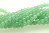 4mm Aventurine, Green, Quartz, Natural, Smooth Round Beads