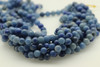 8mm Aventurine, Blue, Quartz, Natural, Smooth Round Beads