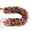 Red Hematoid, Quartz, Natural, Smooth Round, One 10mm Strand