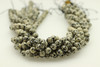 Dalmatian Stone "Jasper", Natural, Faceted Round, 8mm Strand