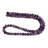 Amethyst, Natural, Faceted Cube Beads, One 6mm Strand