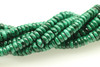 Malachite, Natural, Smooth Rondelle, 6x3mm