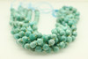 Amazonite, Natural, Faceted Off Round, 10mm, One Strand