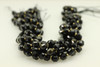Obsidian, Golden, Natural, Faceted Off Round, 10mm, One Strand