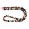 Tourmaline, Mix, Faceted Round, One 6mm Strand