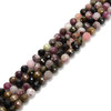 Tourmaline, Mix, Faceted Round, One 6mm Strand