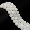 Moonstone, Natural, Faceted Round, 10mm Strand