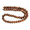 Pear Wood, Smooth Round, One 8mm Strand