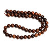 Sandalwood, Tiger, Smooth Round, One 8mm Strand