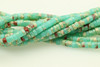 Impression Jasper, Green, Dyed, Heishi, 4x2mm, One Strand