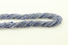 Tanzanite, Heated, Faceted Coin, 4mm, One Strand