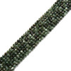 Seraphinite, Natural, Faceted Round, One 3mm Strand