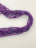 Sugilite, Dyed, Faceted Round, 2mm, One Strand