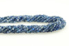Kyanite, Stabilized, Faceted Round, 4mm, One Strand