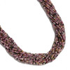 Tourmaline, Mixed, Natural, Faceted Round, 2mm, One Strand