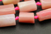 Opal, Pink, Cylinder, Varied, 12x8mm