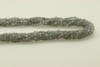 Labradorite, Natural, Faceted Coin, 4mm, One Strand