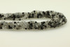 Rutilated Quartz, Black, Natural, Faceted Cube, 4mm, One Strand