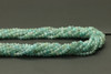 Apatite, Natural, Faceted Round, 4mm, One Strand