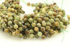 Garnet, Green, Natural, Faceted Off Round, 10mm, One Strand