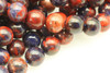 Sodalite, Orange, Natural, Smooth Round Beads, 10mm