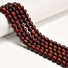 Sandalwood, Blood Red, Smooth Round, One 8mm Strand