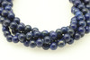6mm, Lapis, Dyed, Smooth Round Beads