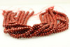 Jasper, Red, Natural, Faceted Rondelle, 8x5mm, One Strand