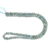 Apatite, Natural, Faceted Cube, 4mm, One Strand