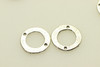 Link Connector, Antique Silver (Metal Alloy), 14x1mm, approx. 35