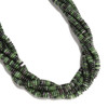 Ruby Zoisite, Rondelle Disk, One 6x2mm Strand
