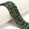 Ruby Zoisite, Rondelle Disk, One 6x2mm Strand