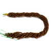Garnet, Brown, Natural, Smooth Round, 4mm, One Strand