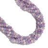 Jadeite, Lavender, Dyed, Smooth Round, One 6mm Strand