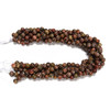 Leopard Skin Jasper, Red, Natural, Smooth Round, 8mm, One Strand