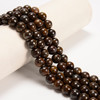 Bronzite, Natural, Smooth Round, 10mm, One Strand
