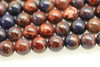 Sodalite, Orange, Natural, Smooth Round Beads, 4mm