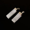 Selenite, Natural, Pendant, 40x10mm