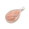 Sunstone, Faceted, Natural, Drop Pendant, 36x20mm