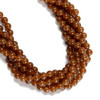 Jade, Brown, Natural, Smooth Round in 6mm