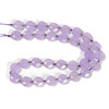 Jadeite, Lavender, Dyed, Faceted, Hexagon Coin, One 10mm Strand