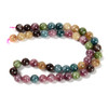 Jade, Mixed, Tourmaline Colors, Nephrite, Dyed, Smooth Round in sizes 8mm. Priced Per Strand