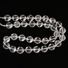 Crystal Quartz, Clear, Natural, Faceted, Hexagon Coin, One 10mm Strand