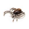 Tiger Eye, Natural, Spider, One Pendant, 35mm