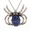 Lapis, Natural, Spider, One Pendant, 35mm